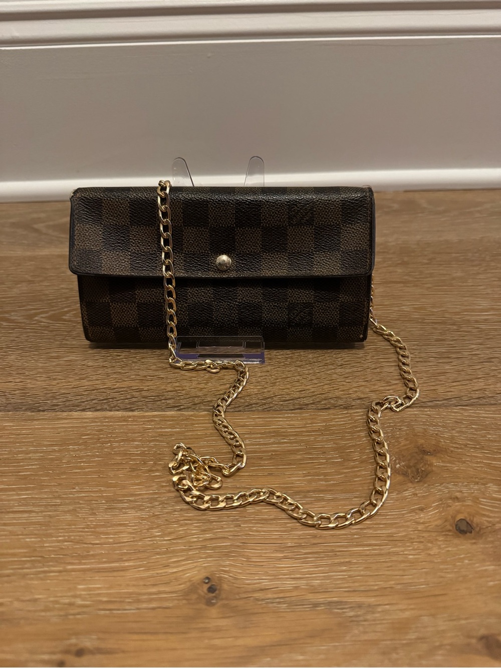 Louis Vuitton Checkerboard Brown Long Wallet